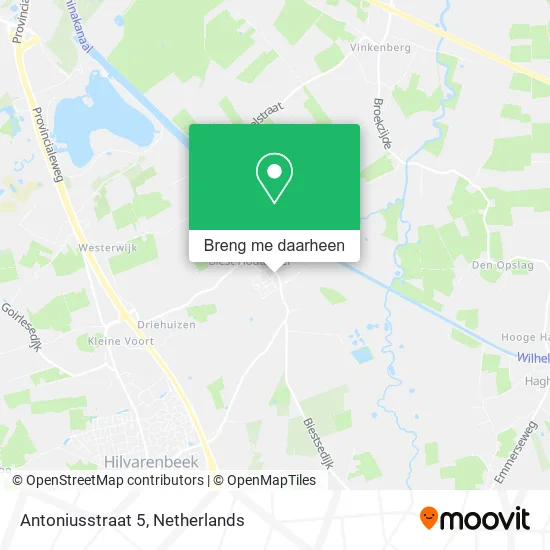 Antoniusstraat 5 kaart