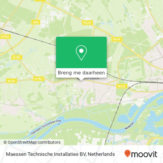 Maessen Technische Installaties BV kaart