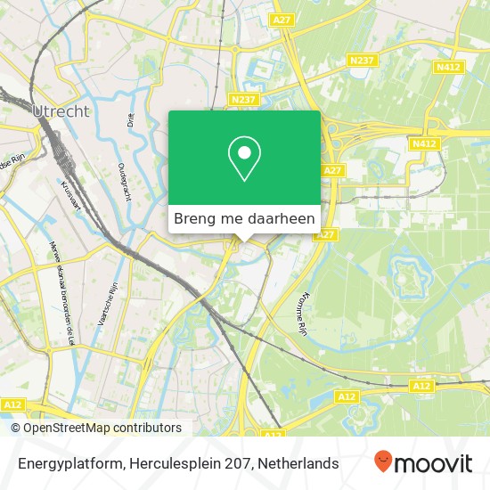 Energyplatform, Herculesplein 207 kaart