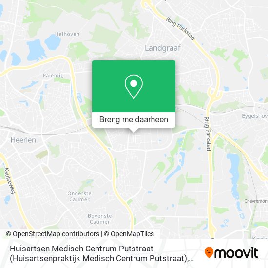Huisartsen Medisch Centrum Putstraat kaart