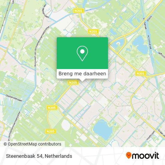 Steenenbaak 54 kaart