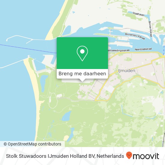 Stolk Stuwadoors IJmuiden Holland BV kaart