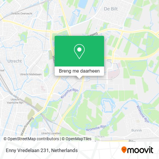 Enny Vredelaan 231 kaart