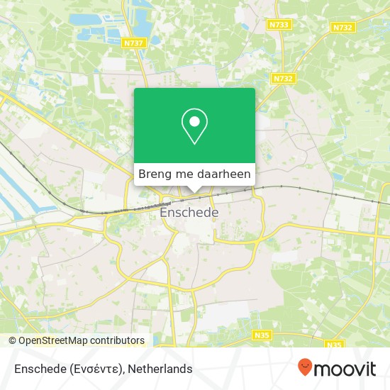 Enschede (Ενσέντε) kaart