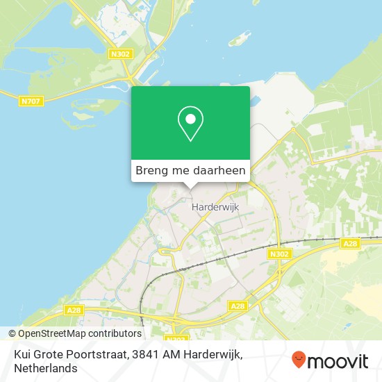 Kui Grote Poortstraat, 3841 AM Harderwijk kaart