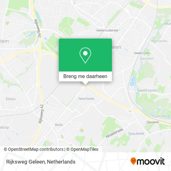 Rijksweg Geleen kaart