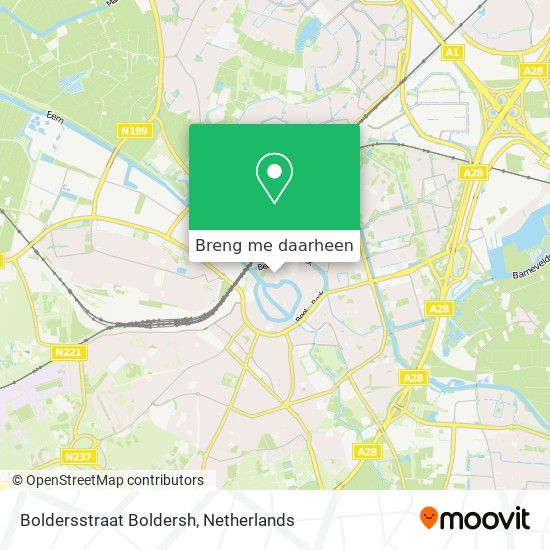 Boldersstraat Boldersh kaart