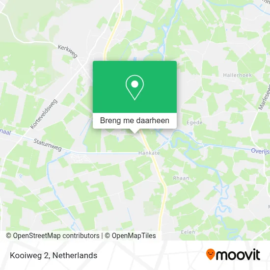 Kooiweg 2 kaart