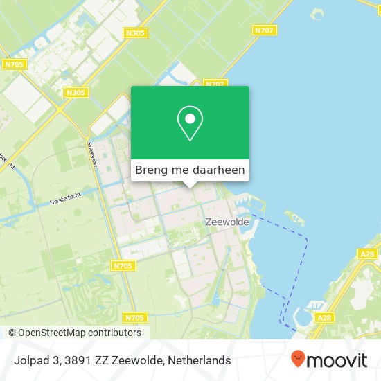 Jolpad 3, 3891 ZZ Zeewolde kaart