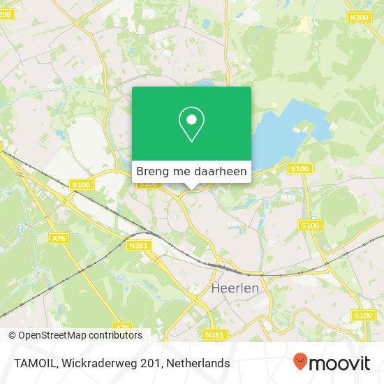 TAMOIL, Wickraderweg 201 kaart