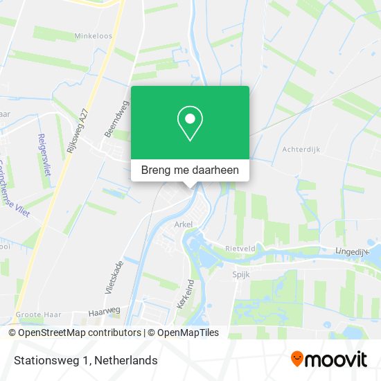 Stationsweg 1 kaart