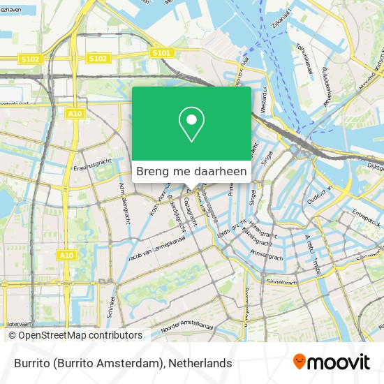 Burrito (Burrito Amsterdam) kaart