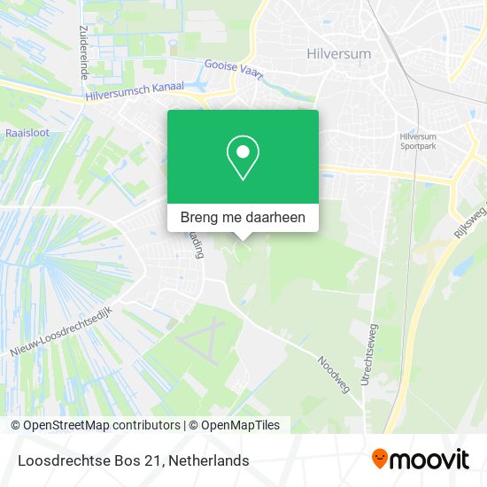 Loosdrechtse Bos 21 kaart