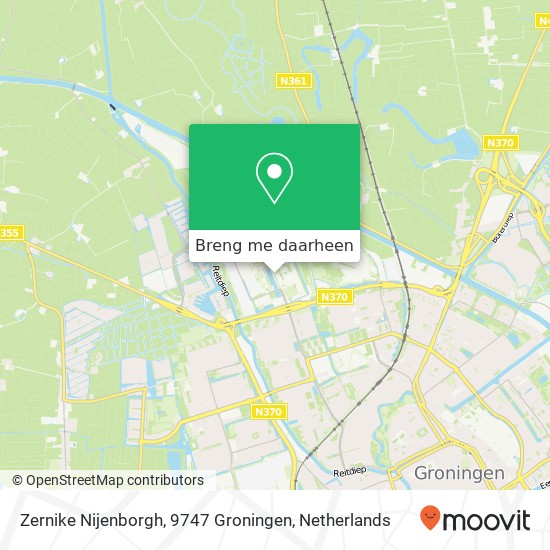 Zernike Nijenborgh, 9747 Groningen kaart