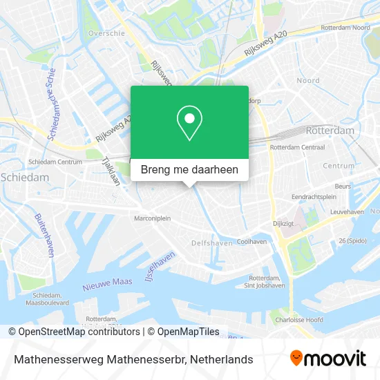 Mathenesserweg Mathenesserbr kaart