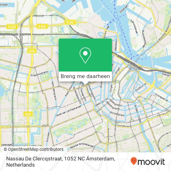 Nassau De Clercqstraat, 1052 NC Ámsterdam kaart
