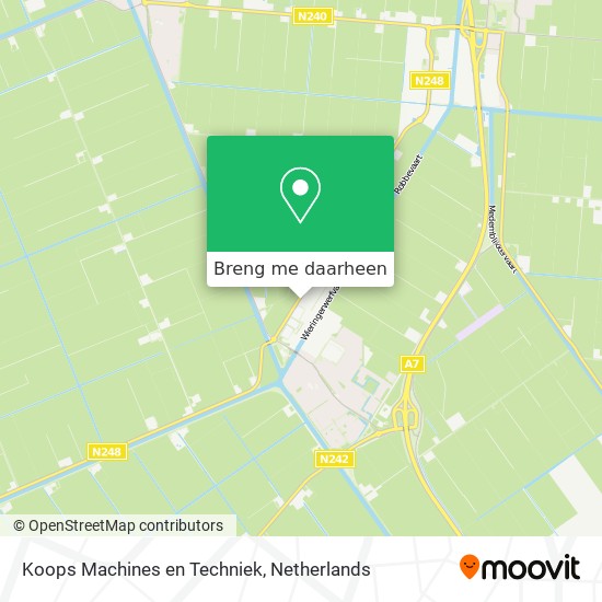 Koops Machines en Techniek kaart