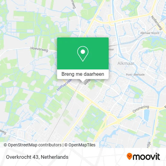 Overkrocht 43 kaart