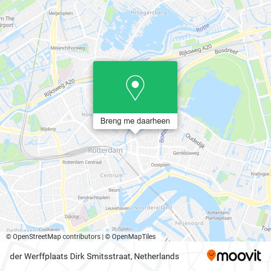 der Werffplaats Dirk Smitsstraat kaart