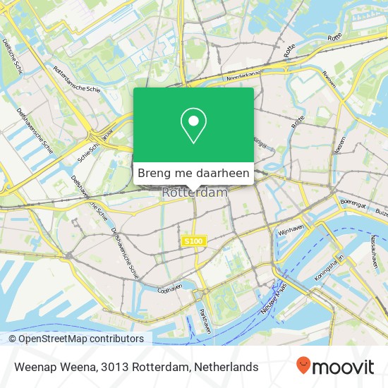 Weenap Weena, 3013 Rotterdam kaart