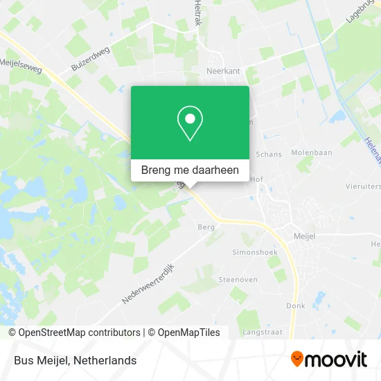 Bus Meijel kaart