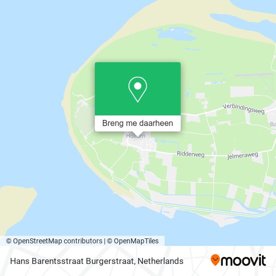 Hans Barentsstraat Burgerstraat kaart