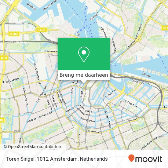 Toren Singel, 1012 Amsterdam kaart