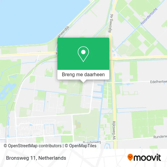 Bronsweg 11 kaart