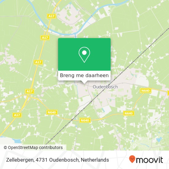 Zellebergen, 4731 Oudenbosch kaart
