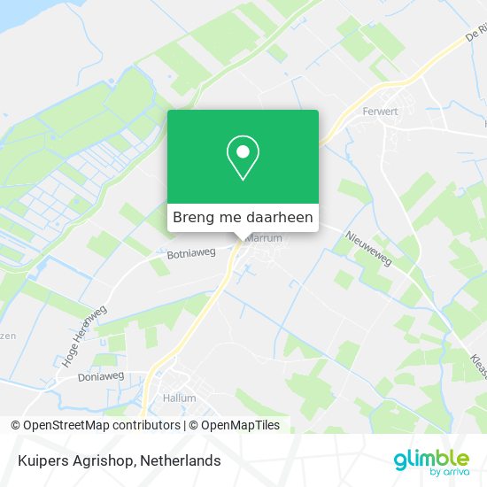 Kuipers Agrishop kaart