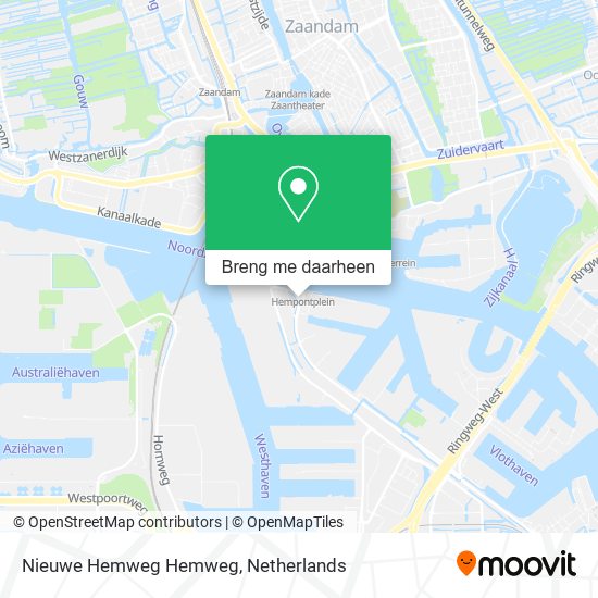 Nieuwe Hemweg Hemweg kaart