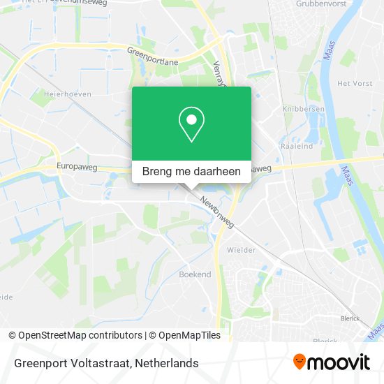 Greenport Voltastraat kaart