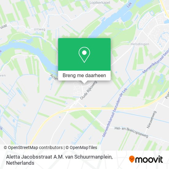 Aletta Jacobsstraat A.M. van Schuurmanplein kaart