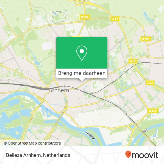 Belleza Arnhem kaart