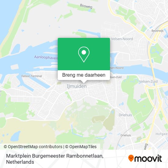 Marktplein Burgemeester Rambonnetlaan kaart