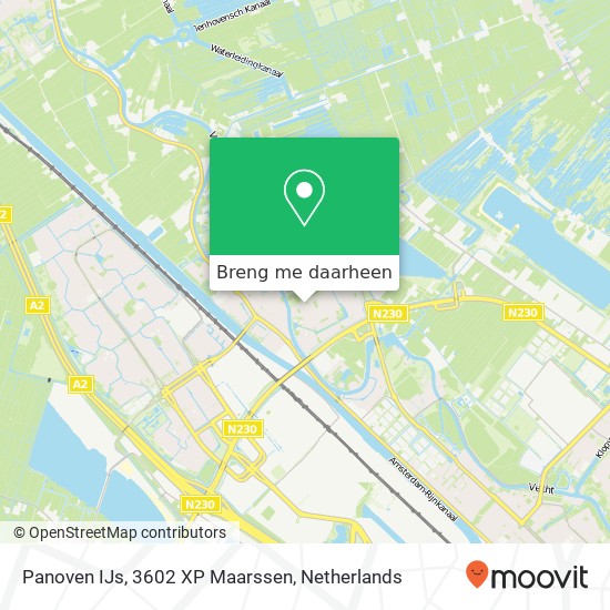 Panoven IJs, 3602 XP Maarssen kaart