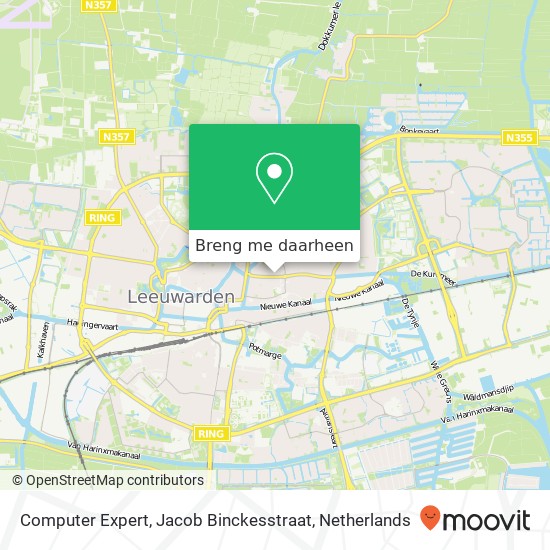 Computer Expert, Jacob Binckesstraat kaart