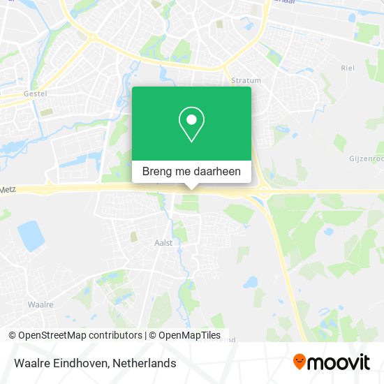 Waalre Eindhoven kaart