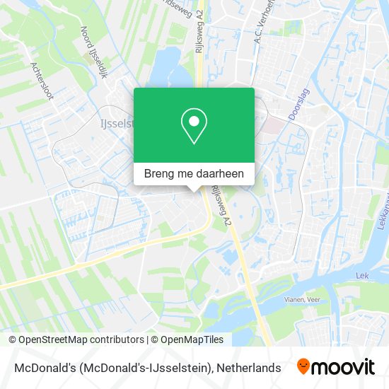 McDonald's (McDonald's-IJsselstein) kaart