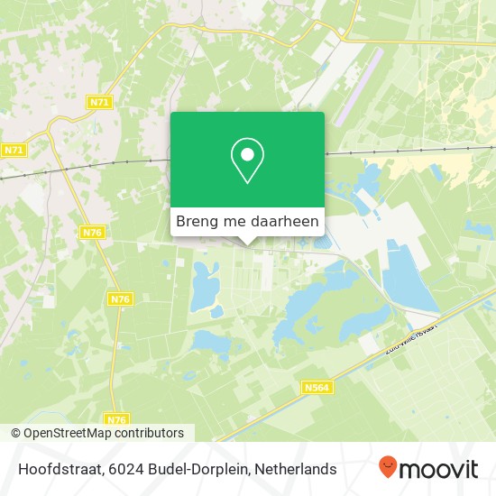 Hoofdstraat, 6024 Budel-Dorplein kaart
