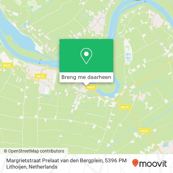 Margrietstraat Prelaat van den Bergplein, 5396 PM Lithoijen kaart