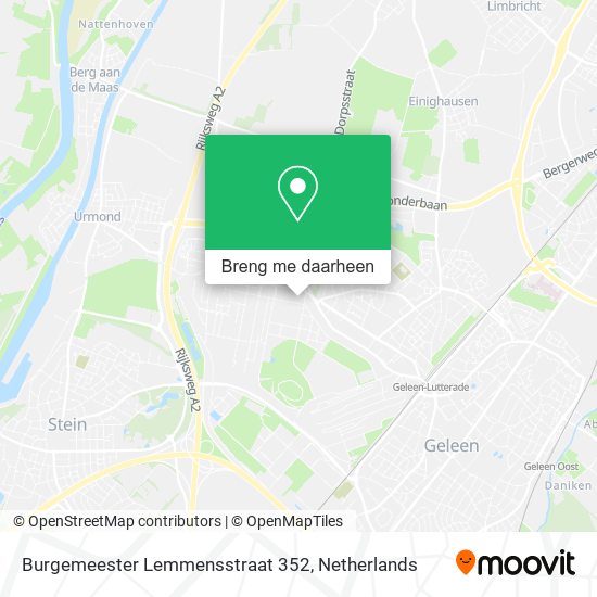 Burgemeester Lemmensstraat 352 kaart