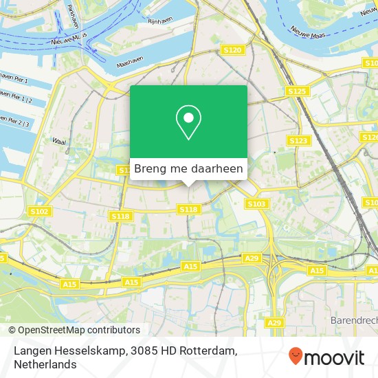 Langen Hesselskamp, 3085 HD Rotterdam kaart