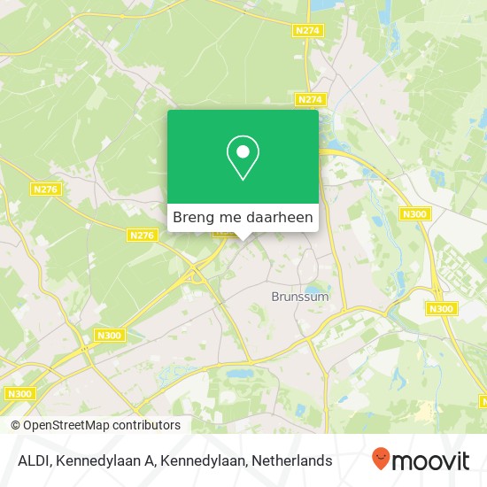 ALDI, Kennedylaan A, Kennedylaan kaart