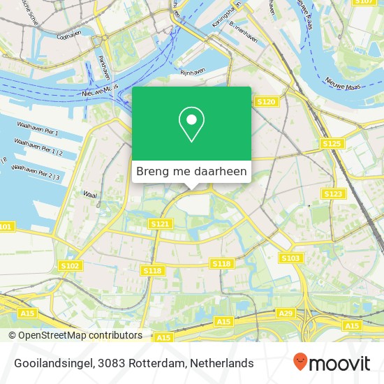 Gooilandsingel, 3083 Rotterdam kaart