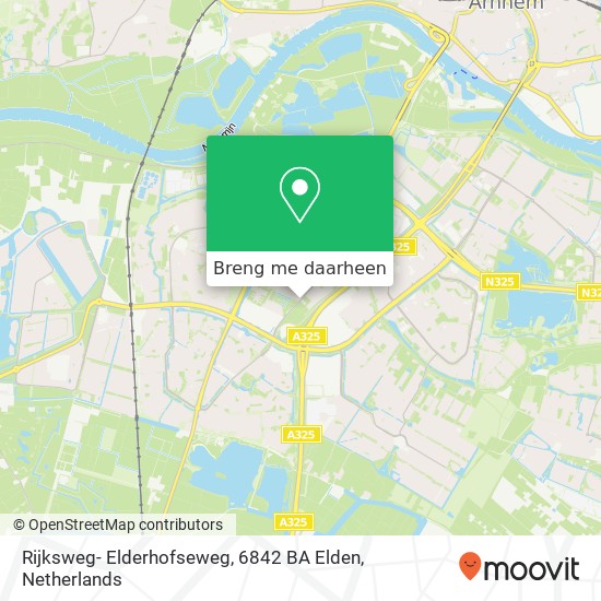 Rijksweg- Elderhofseweg, 6842 BA Elden kaart