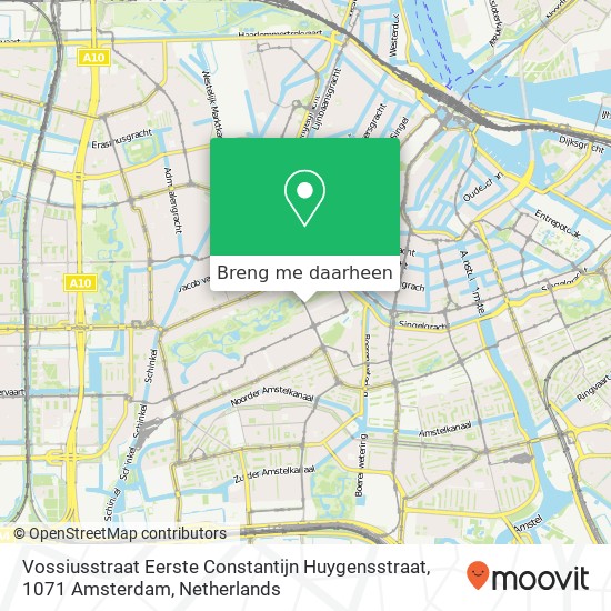 Vossiusstraat Eerste Constantijn Huygensstraat, 1071 Amsterdam kaart