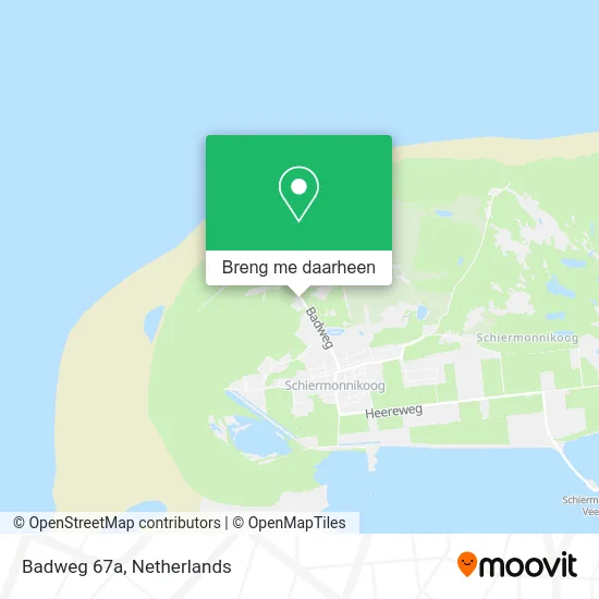 Badweg 67a kaart