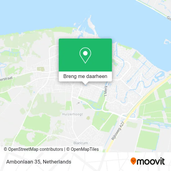 Ambonlaan 35 kaart