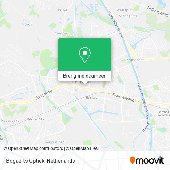 Bogaerts Optiek kaart